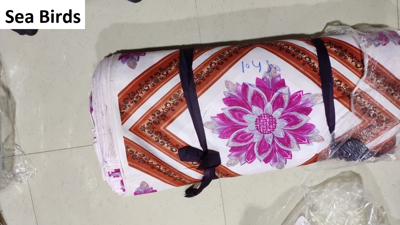 Taiwan Print Fabric - Polyester, 58 Inch Width | Multi-color, Printed Texture, Ideal For Mandap Decoration, Custom Sizes Available