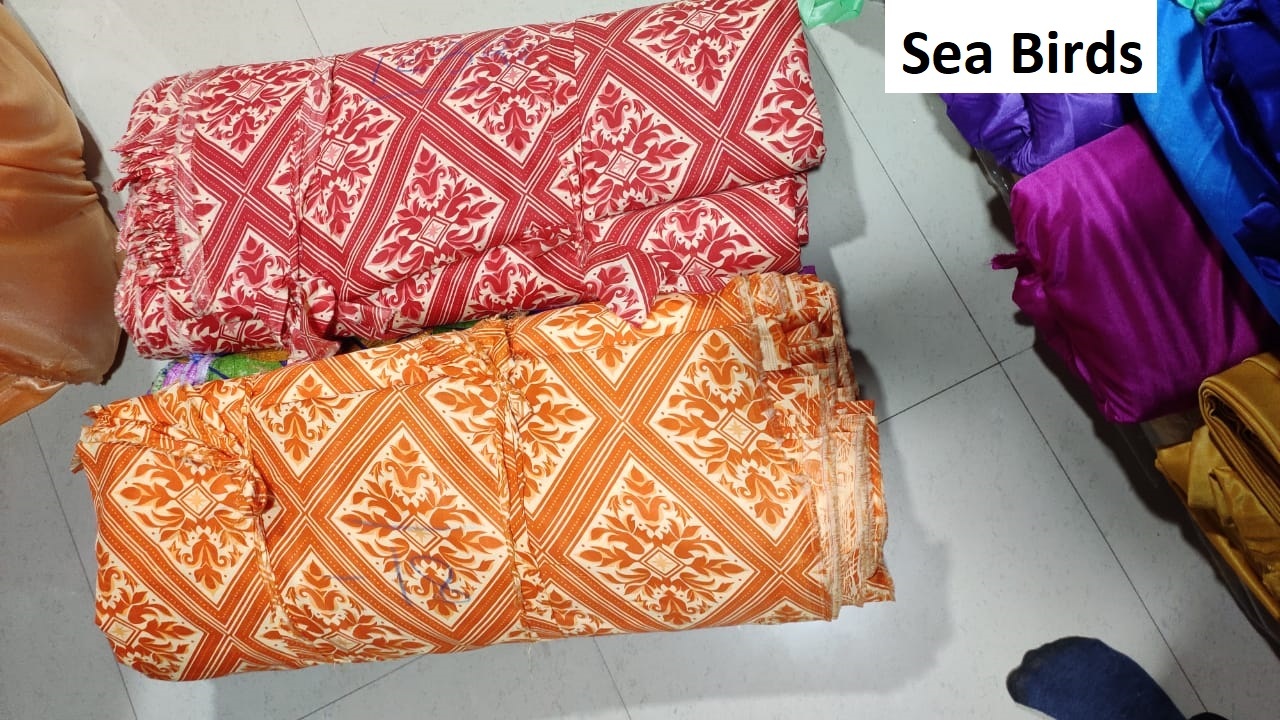 Taiwan Print Fabric - Polyester, 58 Inch Width | Multi-color, Printed Texture, Ideal For Mandap Decoration, Custom Sizes Available