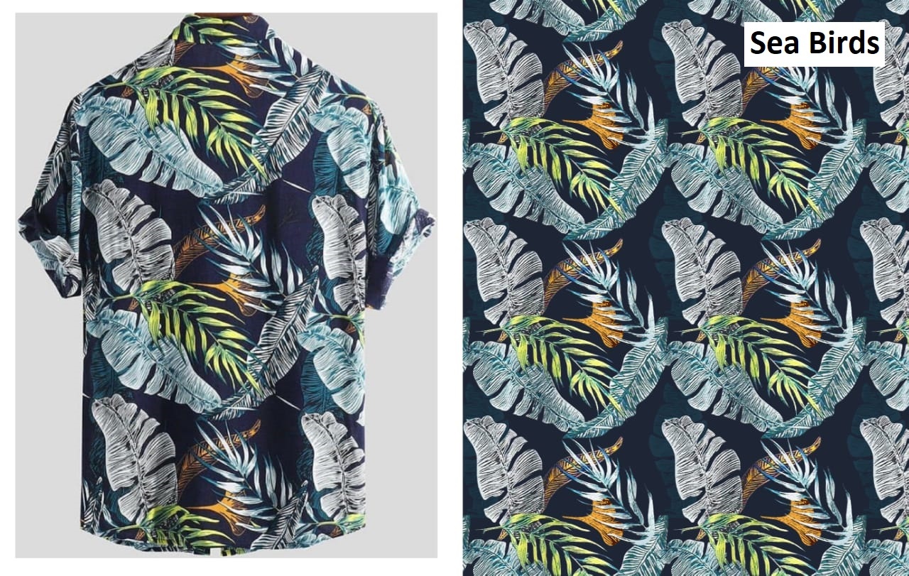 Dull Satin Shirting Fabric - Polyester Material, 58 Inch Width | Multi-color Digital Print, Ideal For Shirt Making