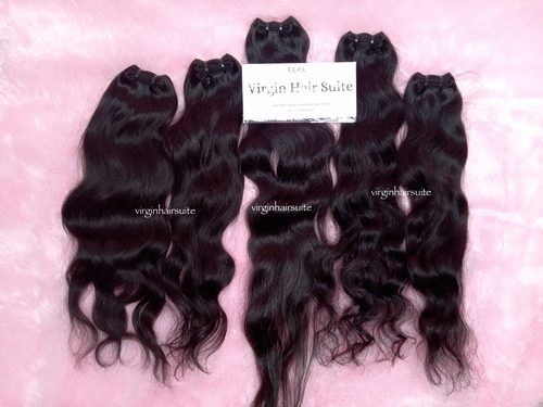 प्राकृतिक 1B कलर रेमी हेयर एक्सटेंशन्स