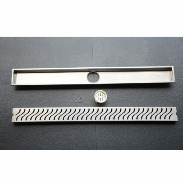Stainless Steel Shower Channel Drain-curves
