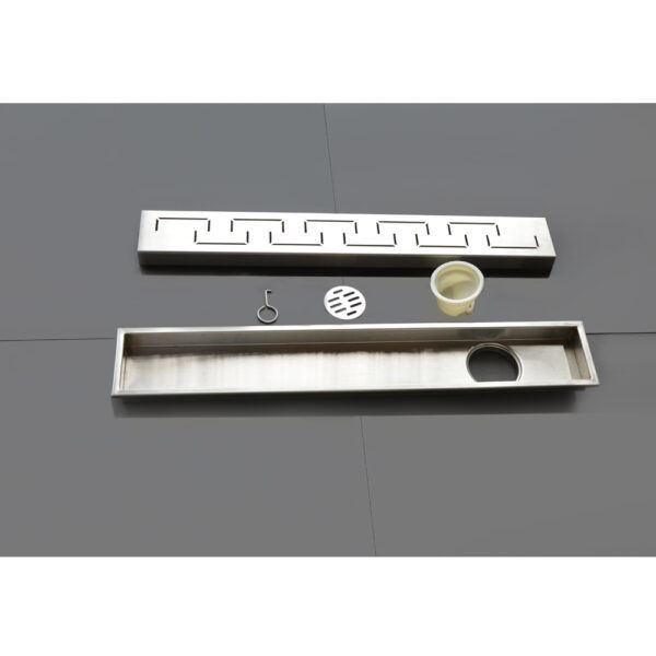 Shower Channel Drain - Stainless Steel, 600mm Size | Durable And Efficient Drainage Solution