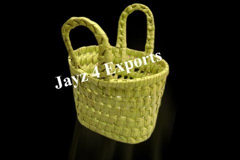 Stylish Palm Leaf Basket