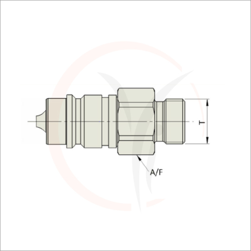 A Male Plug With Male End Connection - Ls As Per ISO 8434