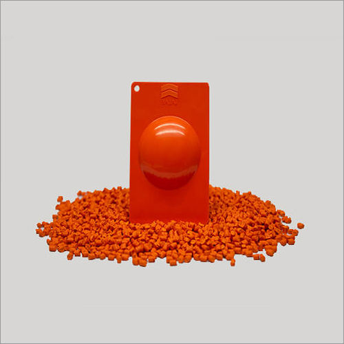 Plastic Orange Masterbatch Particle Size: Different Size Available