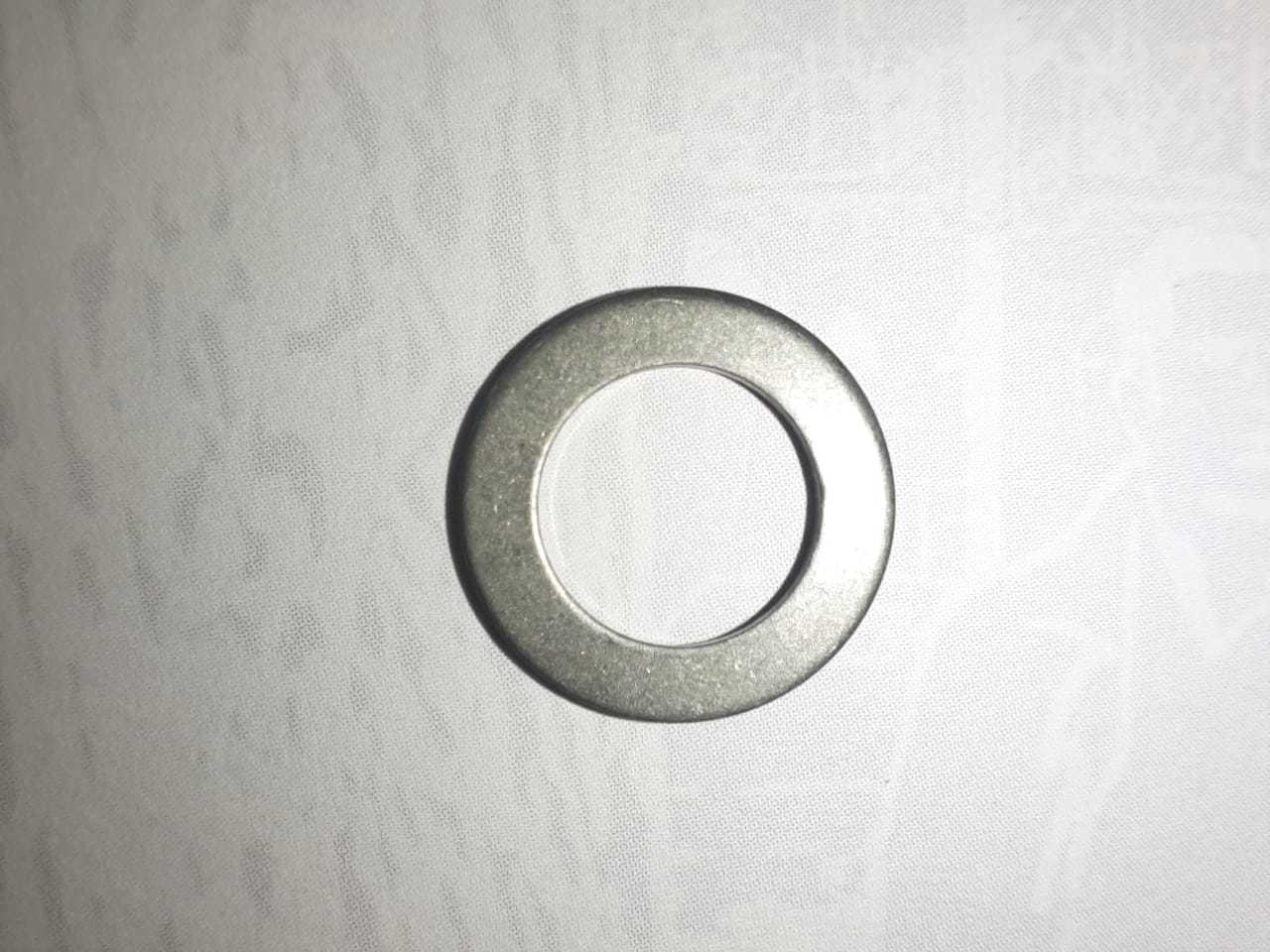 Plain Washer - Steel, 9x15x0.5 Mm | Circular Shape, Barrel Surface Treatment