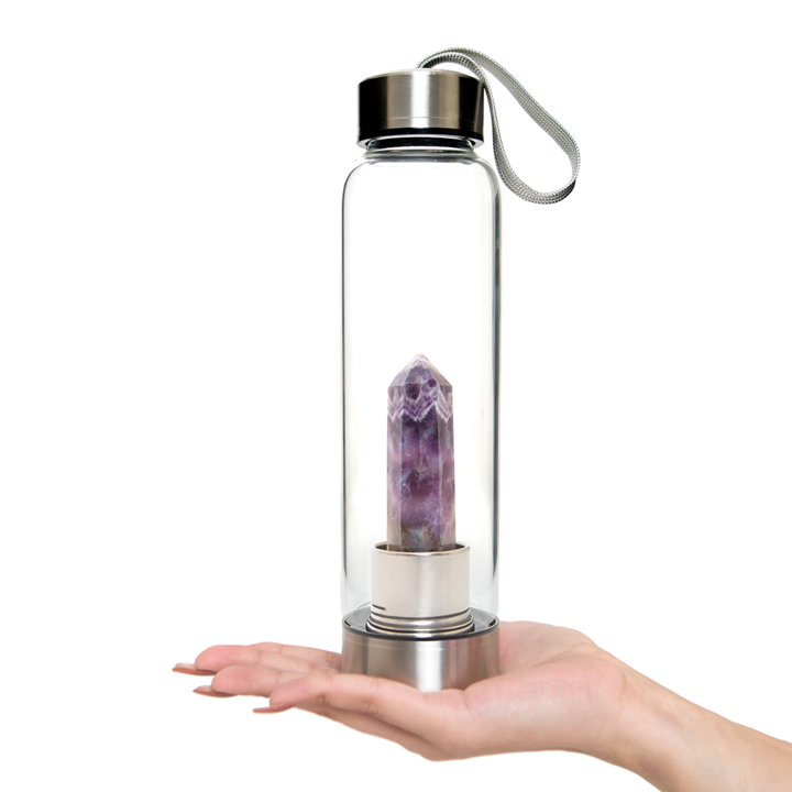 Amethyst Crystal Bottle