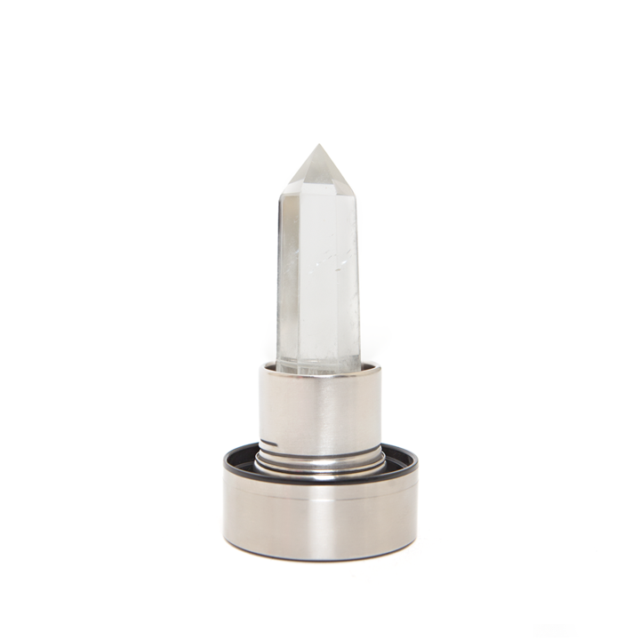 Clear Quartz Crystal Bottle