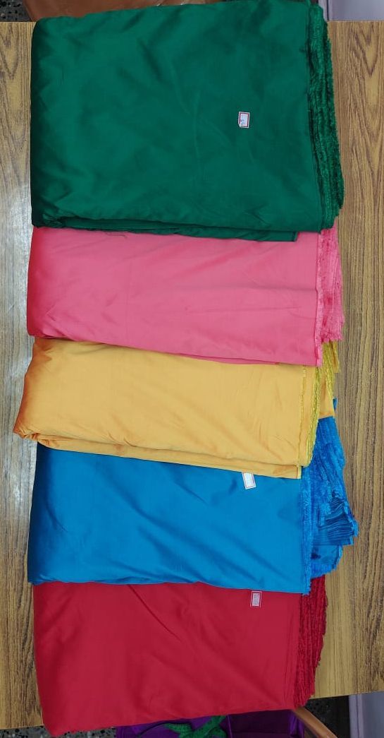 36" Polyester Plain Fabric - 34d Warp, 110d Weft, 40 Variants Available | Colourfast, Exceptionally Soft, Light In Weight, Washable