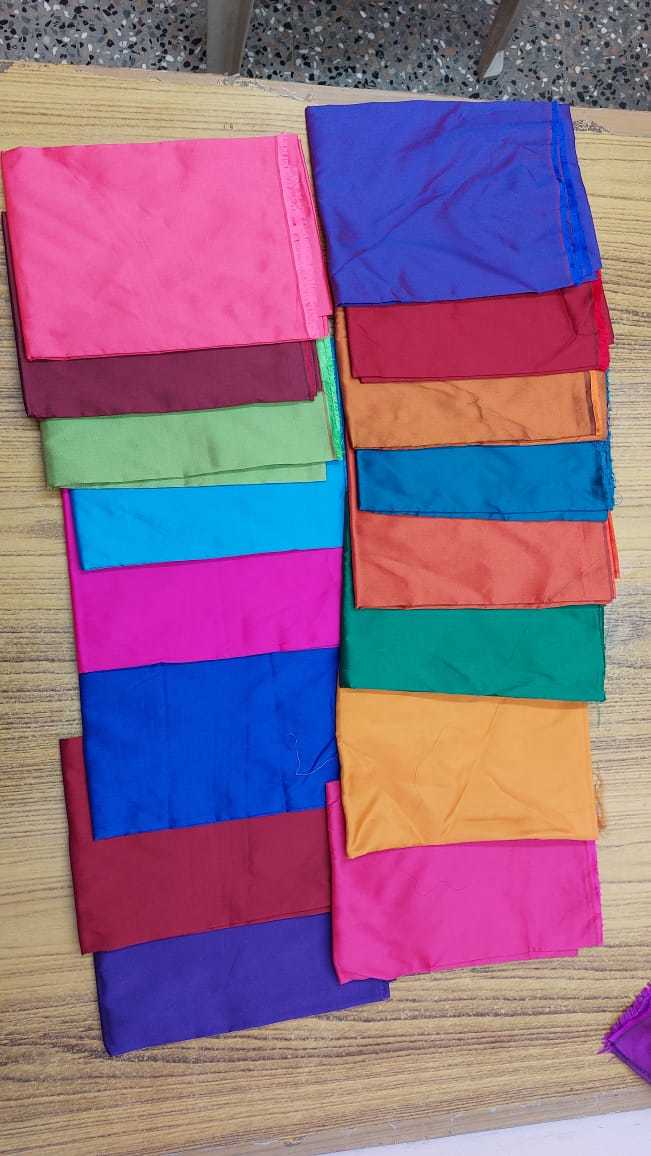 36" Polyester Plain Fabric - 34d Warp, 110d Weft, 40 Variants Available | Colourfast, Exceptionally Soft, Light In Weight, Washable