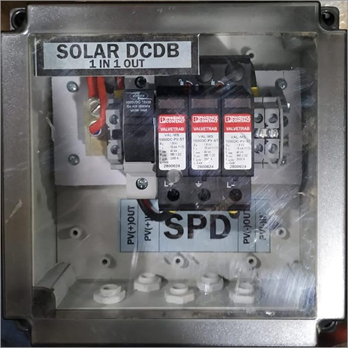 Solar Dcdb - Pbc And Plastic Material, 05 Watt Power | Automatic Switch, 01 Year Warranty, Lightweight 800-900 Grams