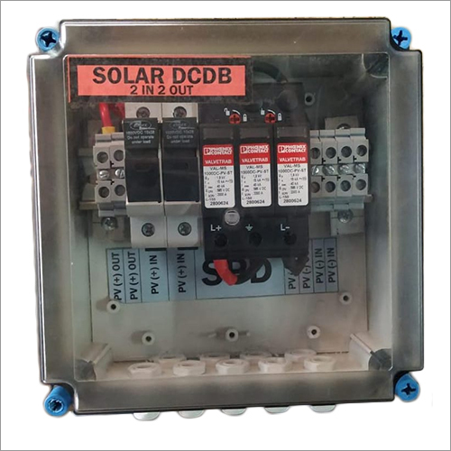 Solar Dcdb - Pbc And Plastic Material, 05 Watt Power | Automatic Switch, 01 Year Warranty, Lightweight 800-900 Grams