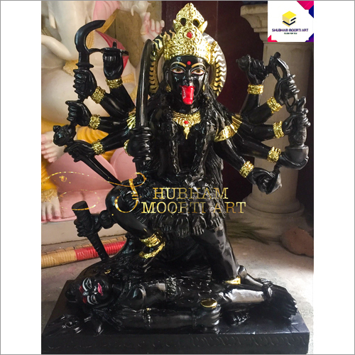 Black Marble Kali Mata Statue Size: Different Available