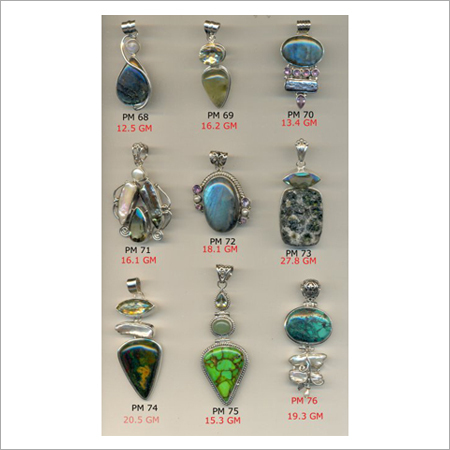 चाँदी के लटकन सेट