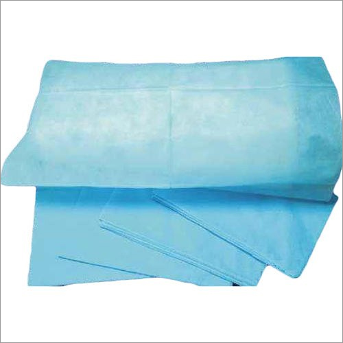 Hospital Disposable Pillow Cover - Non-Woven, 17x24 Inch, Blue | Disposable, Sterile, Designed for Hospital Use