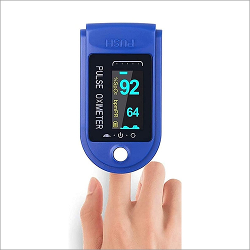Fingertip Pulse Oximeter - Plastic and Fibre Build, 200g Lightweight Design | LED Display, Audio Alarm, Battery Powered