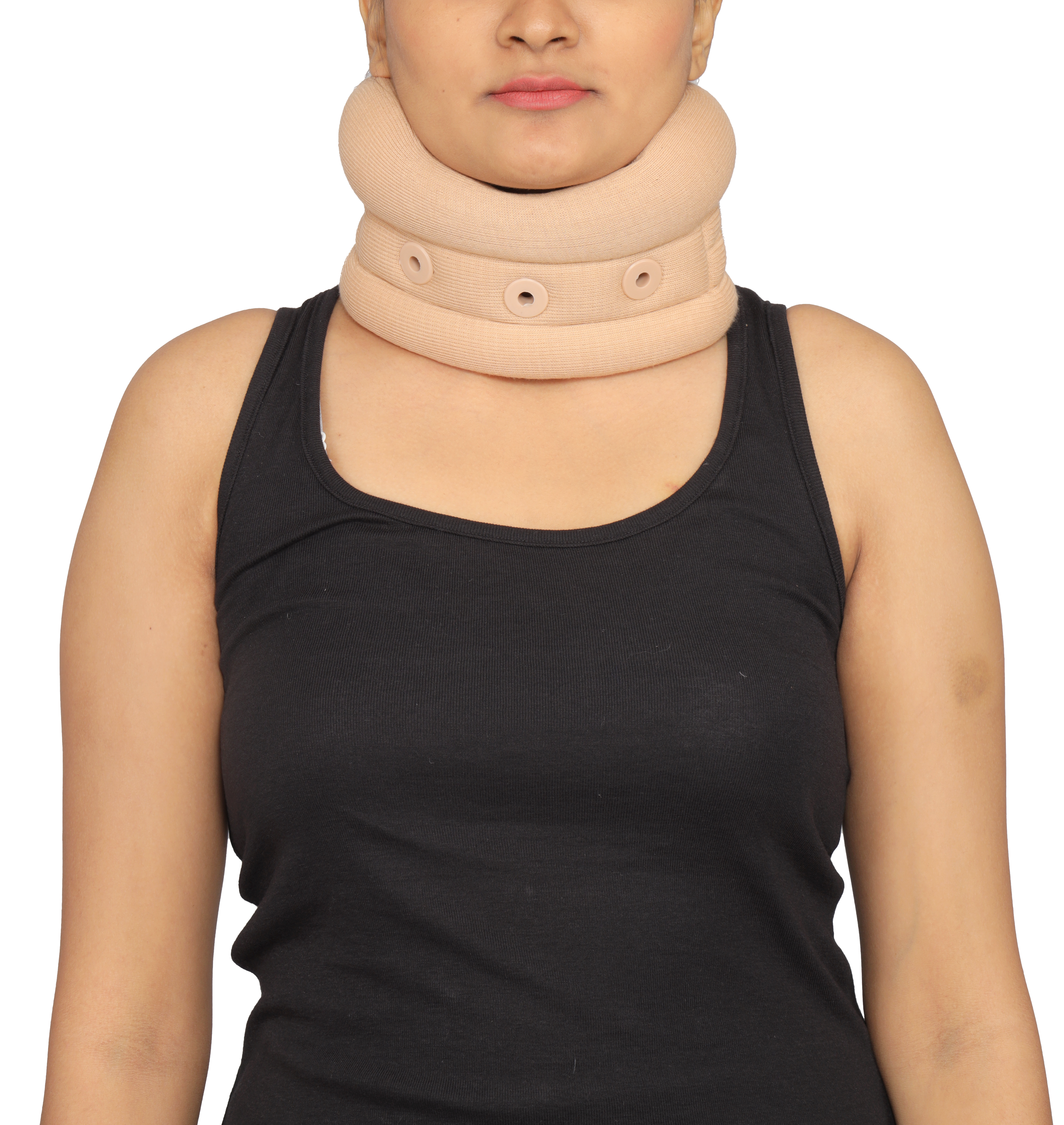 Soft Cervical Collar - Universal Size, Neoprene Fabric , Foldable And Portable For Neck Pain Prevention