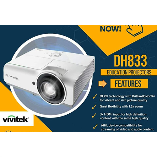 Dh833 शिक्षा प्रोजेक्टर संकल्प: उच्च संकल्प