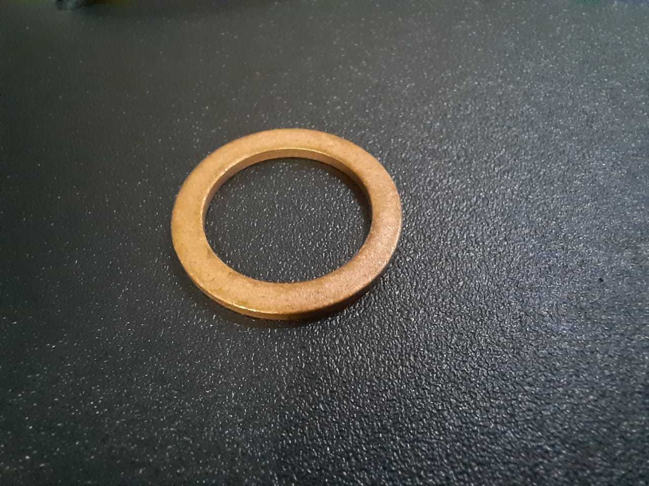 Banjo Washer - Copper, 14x20x1.5mm Size, Bright Annealed Finish | Circular Shape, Nozzle Usage
