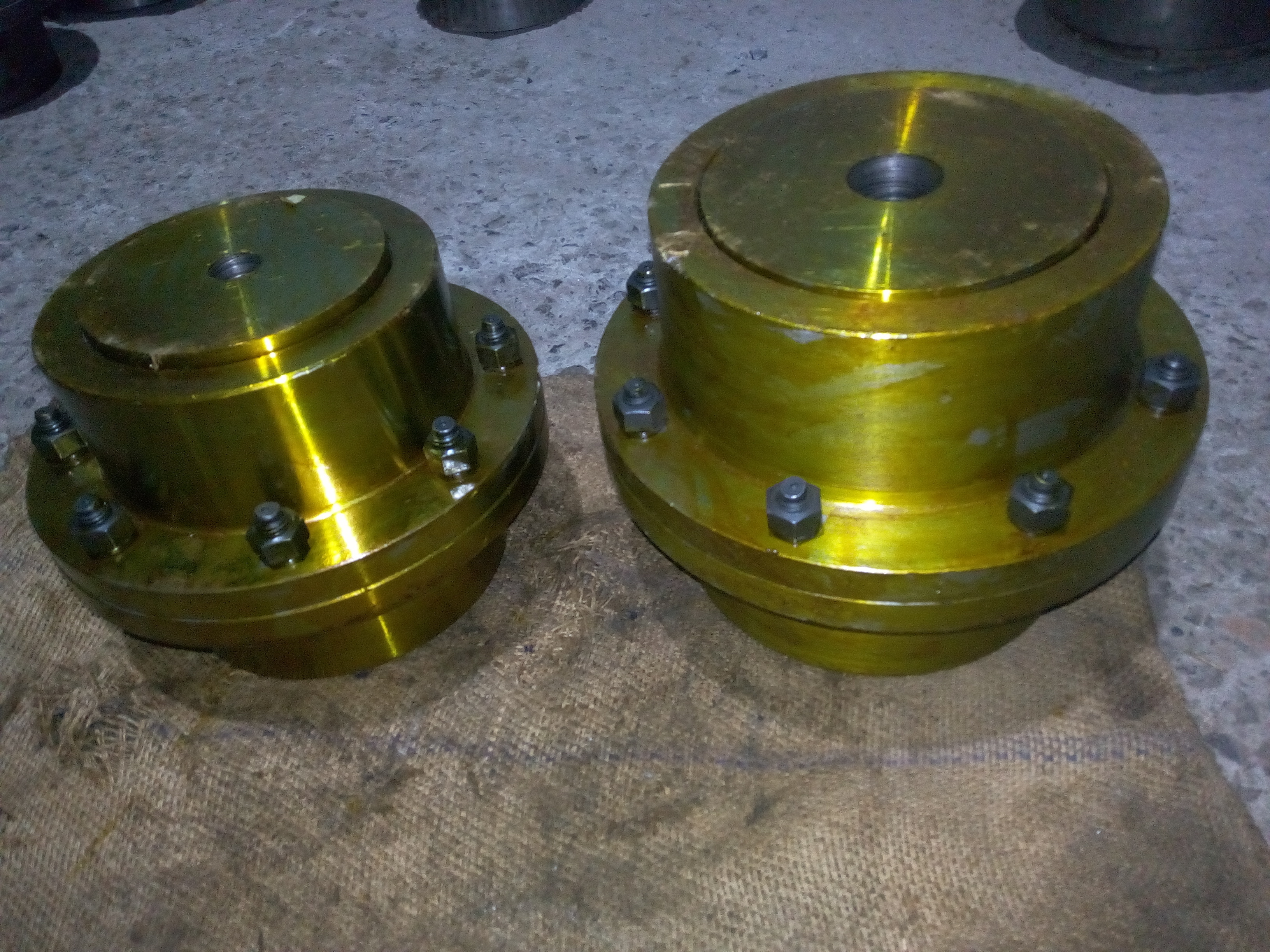 Yellow Eot Crane Duty Gear Couple
