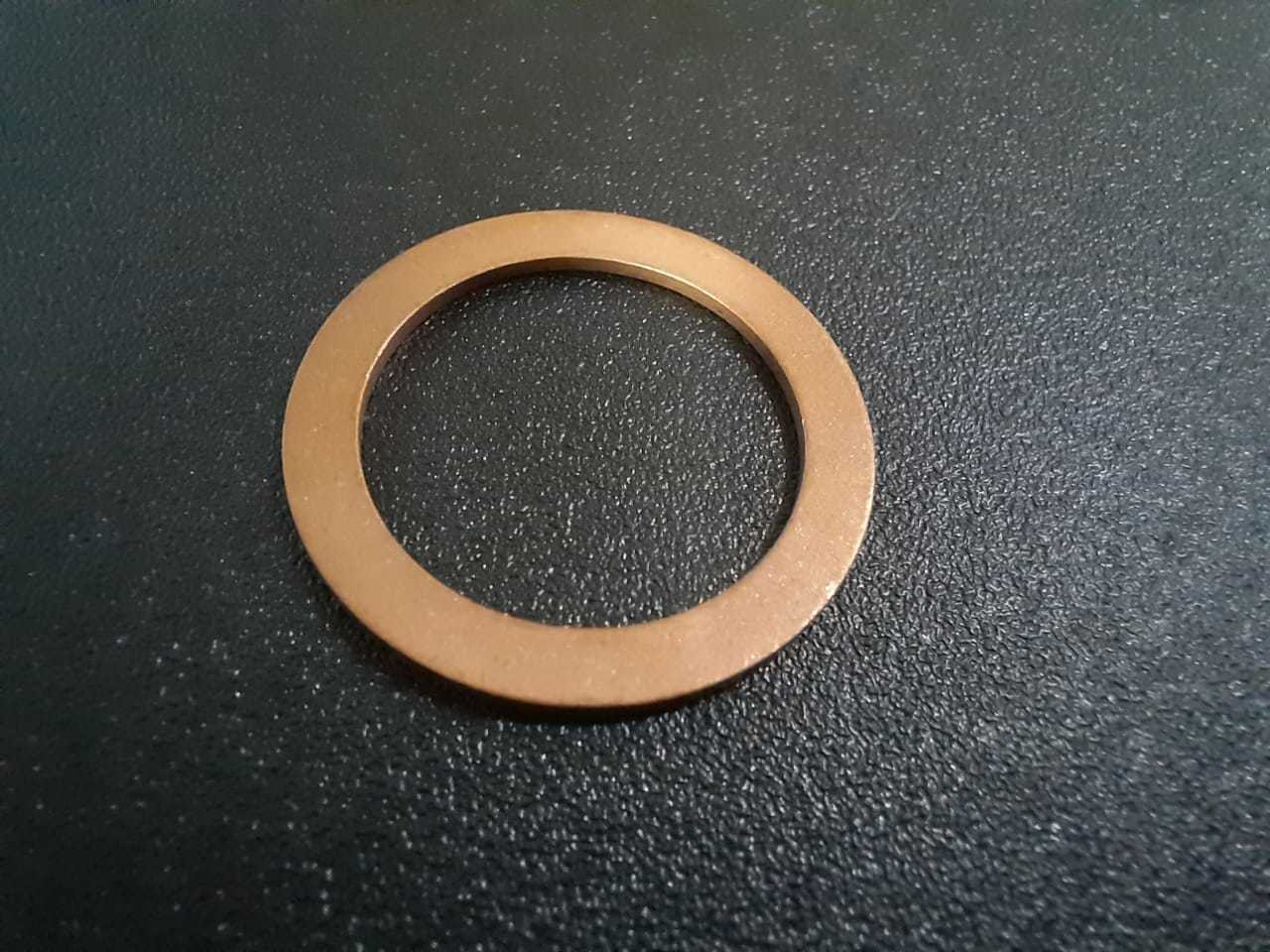Copper Washer - 16x20x1.0 Mm, Bright Annealing Finish | Copper Color, Circular Shape For Sealing Gaskets