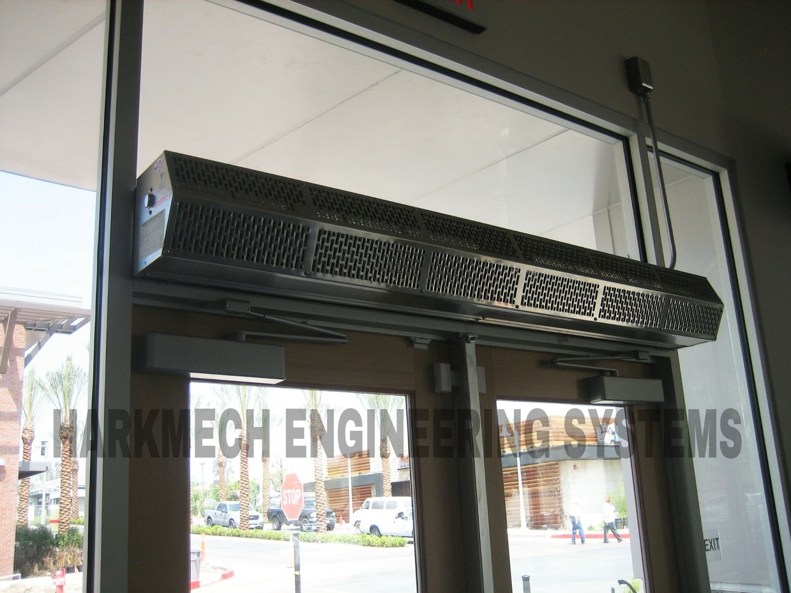 Harkmech Air Curtain - 900x230x212 Mm, Ceiling Mounted/wall Mounted Design, White Color, Noise Level <70 Db, Ideal For Commercial And Industrial Use