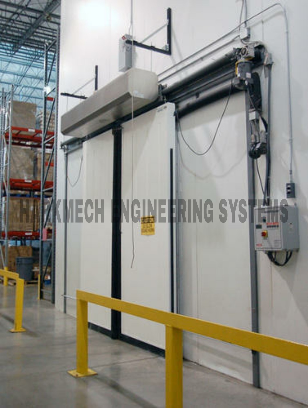Harkmech Air Curtain - 900x230x212 Mm, Ceiling Mounted/wall Mounted Design, White Color, Noise Level <70 Db, Ideal For Commercial And Industrial Use