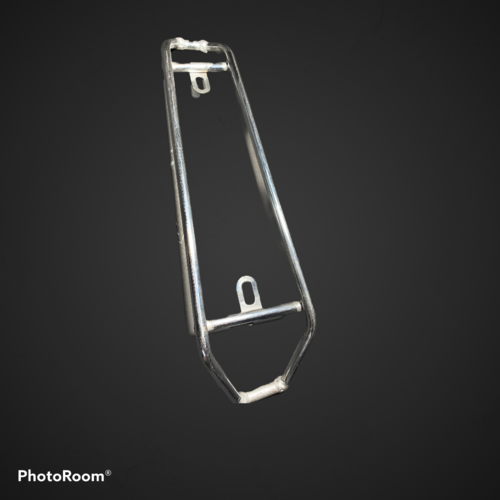 Two Wheeler Universal Silencer Guard - Color: Black