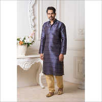 Washable Mens Mulberry Kurta Pyjama