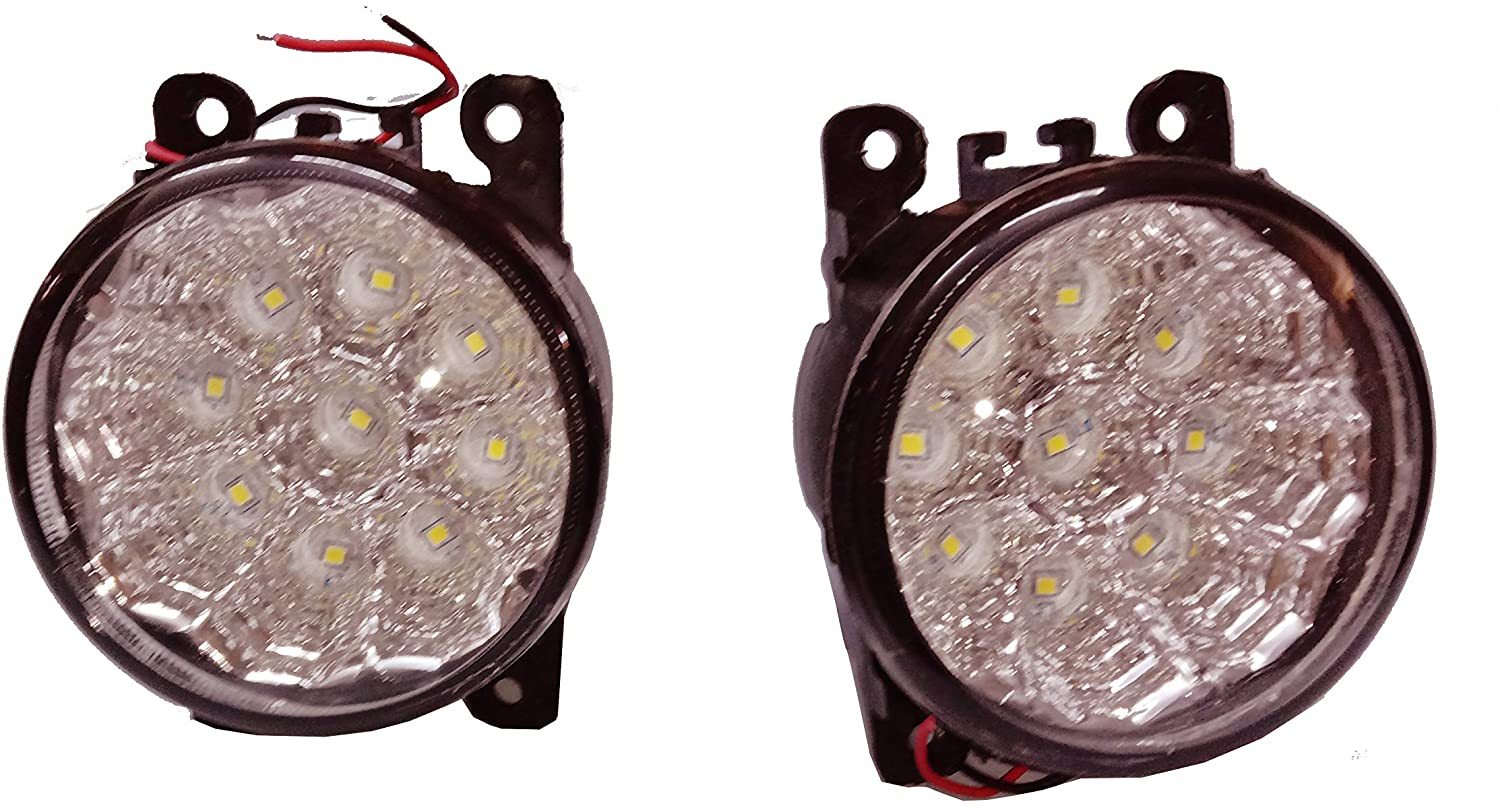 Universal Car Led Light For Maruti Suzuki Car Fog Light For Maruti Suzuki Swift, Ritz, Swift, Baleno, Wagonr, S Cross, Xl6, Eartia, Sx4, Ignis, Ciaz, Brezza, Celerio, Kwid, Nexon,