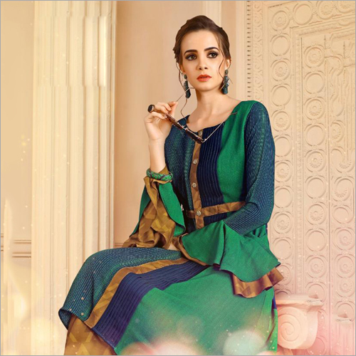 Indian Heavy Maslin Designer Gown