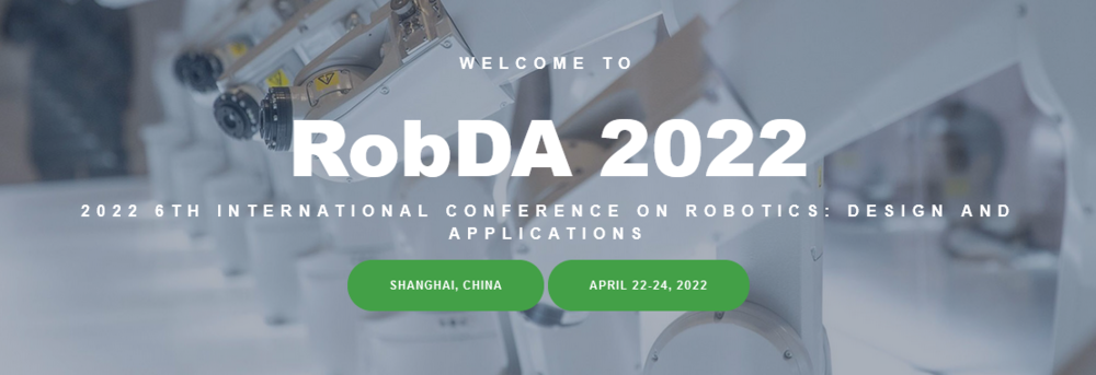 International Conference on Robotics: Design and Applications (RobDA)
