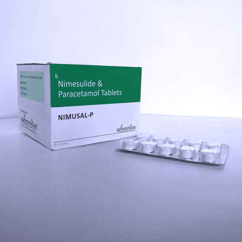 Nimesulide & Paracetamol Tablets - 100mg + 500mg, Analgesic and Anti-Inflammatory Pain Relief for All Ages