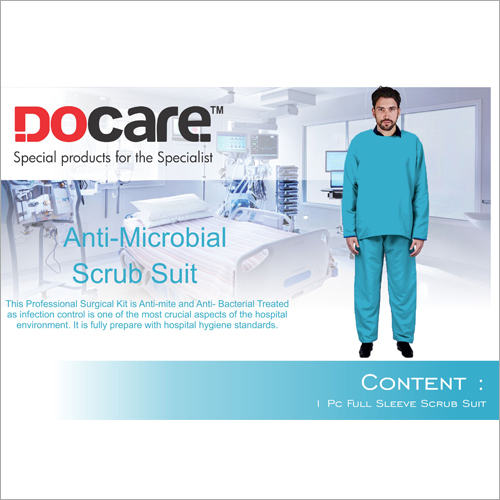 1 पीसी फुल स्लीव स्क्रब सूट