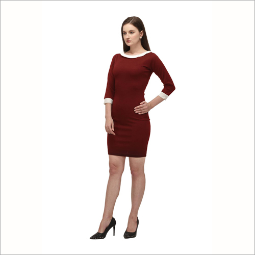 Washable Heavy Quality Knitted Western Dress