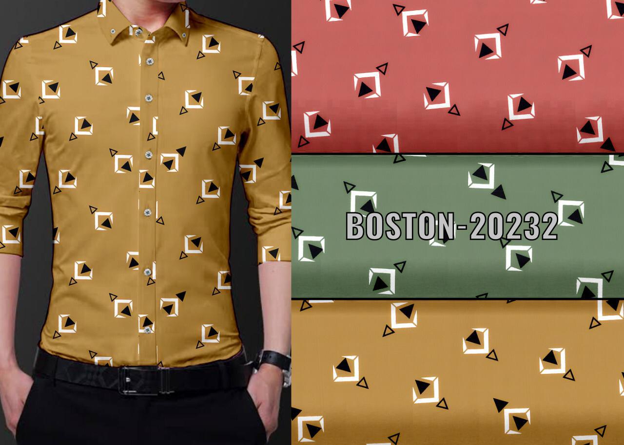 Cotton Printed Fabric - 40/40/132/72 Plain, Laffer Process Print For Men & Kids Shirts | Twill Style For Comfort And Versatility