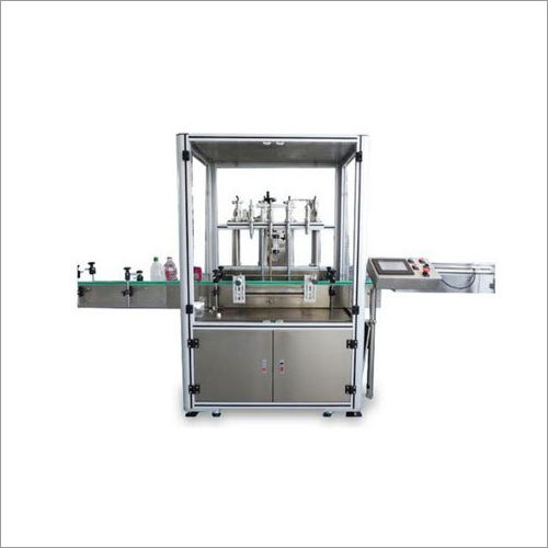 Silver Servo Based Liquid Filling Machine