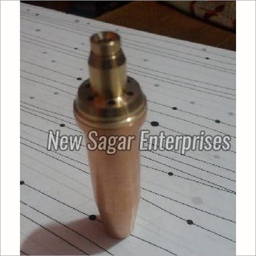 Lpg Gas Cutting Nozzle - Brass Material | Precision Designed For Efficient Gas Cutting Process