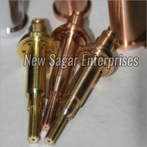 Lpg Gas Cutting Nozzle - Brass Material | Precision Designed For Efficient Gas Cutting Process