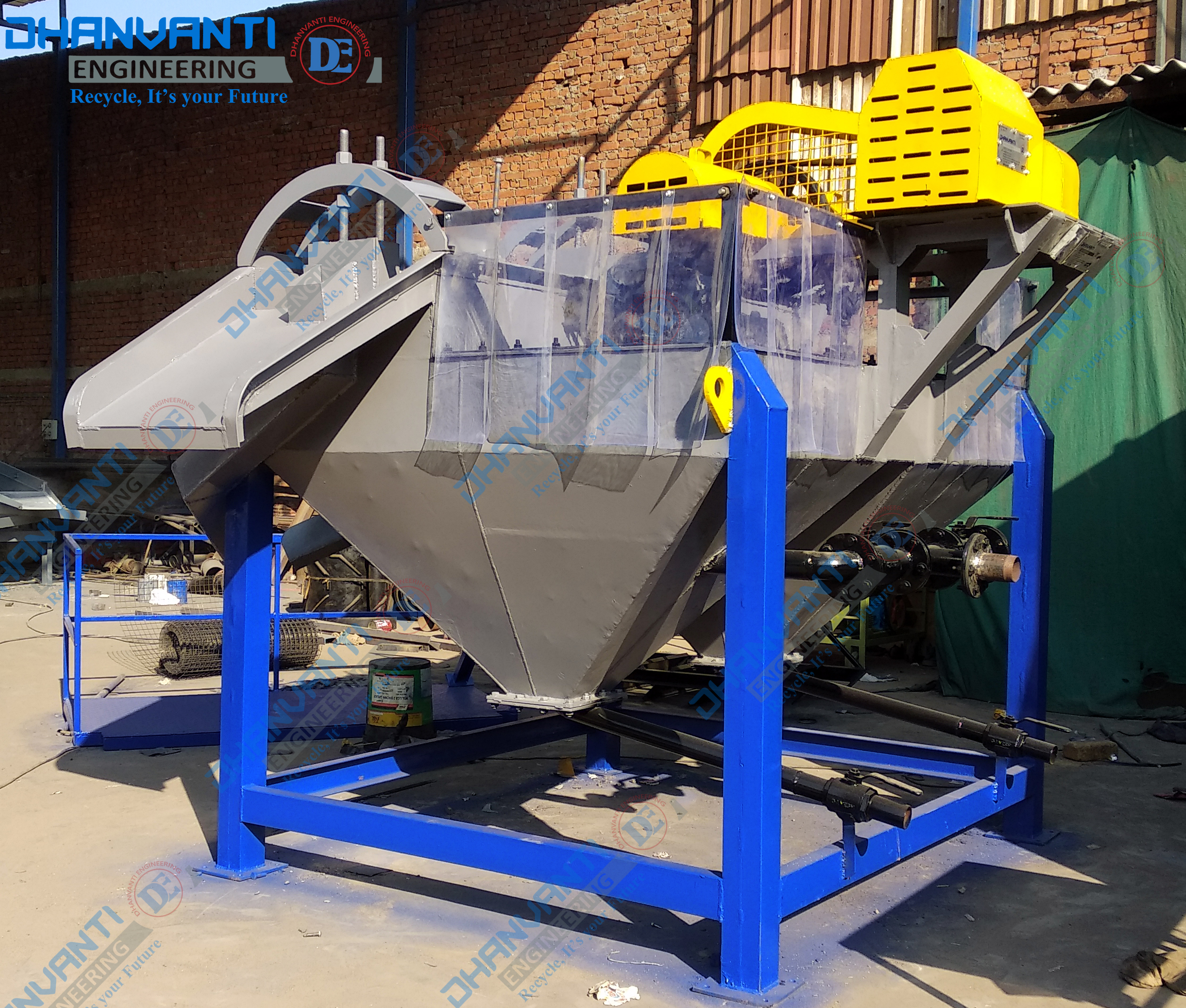 Jigging Machine - Ms Material, 10 Hp Power, Blue Color | Automatic Plc Control, High Recovery, Energy Saving
