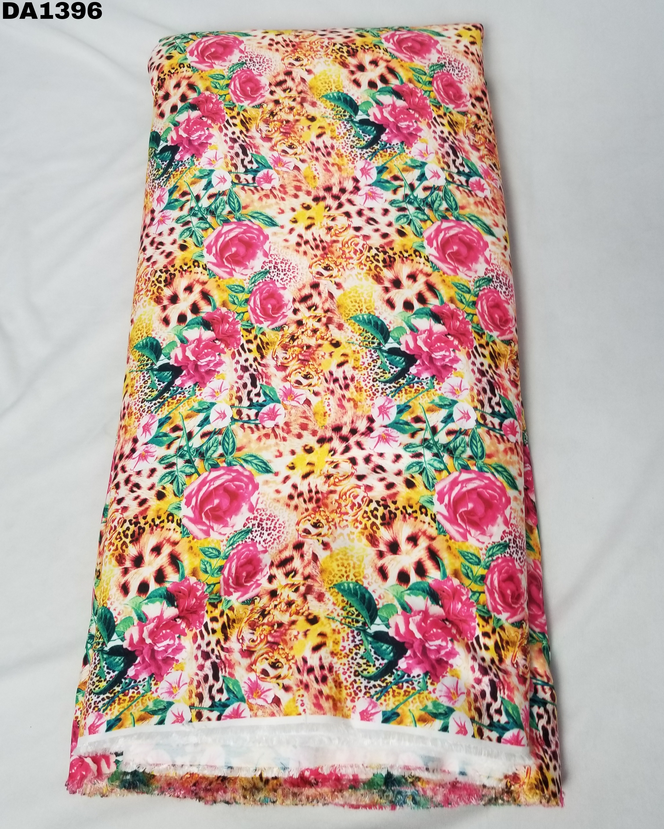 Rayon Silk Digital Print Fabric - Width: 58" Inch | Color: As Shown In Images, Ideal For Garments