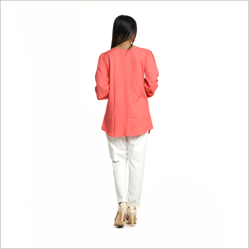Washable Heavy Quality Rayon Top And Cotton Lycra Pant Set