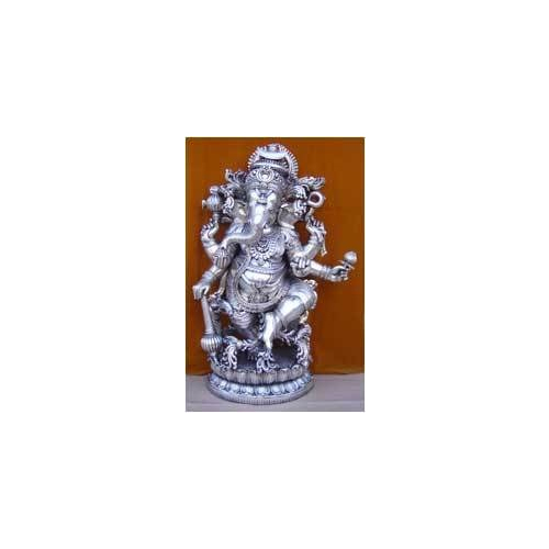 Marble Matel Ganesh Statue - Finishing: Polishing