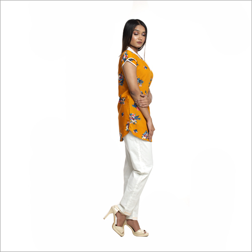 Washable Heavy Printed American Crepe Stylish Upper With Bottom Wear