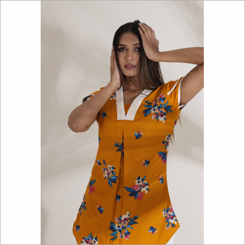 Washable Heavy Printed American Crepe Stylish Upper With Bottom Wear