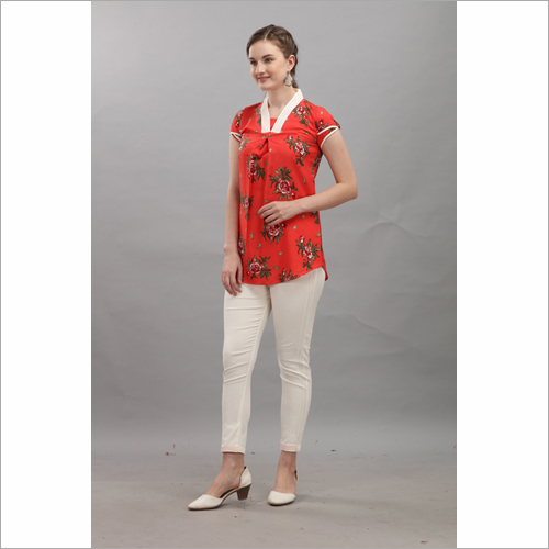 Washable Heavy Printed American Crepe Stylish Upper With Bottom Wear