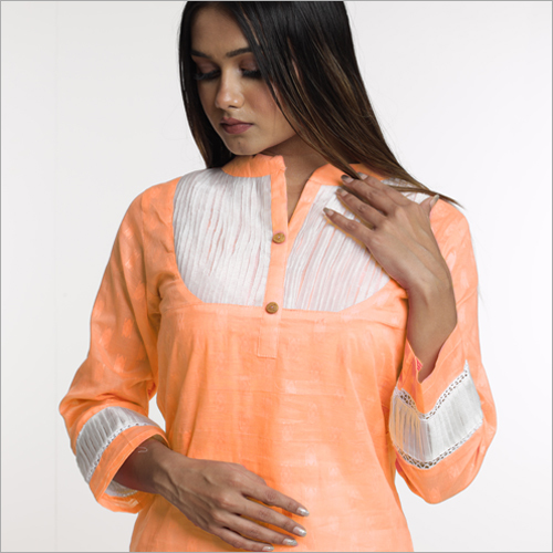 Washable Premium Weaving Cotton Top With Premium Lycra Bottom Set