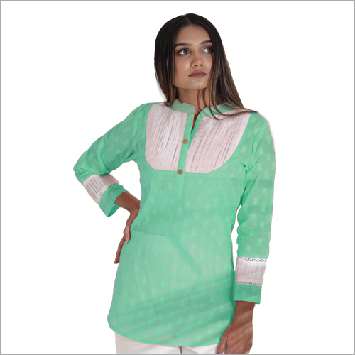 Washable Premium Weaving Cotton Top With Premium Lycra Bottom Set