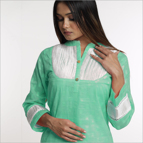 Washable Premium Weaving Cotton Top With Premium Lycra Bottom Set