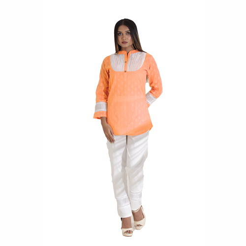 Washable Premium Weaving Cotton Top With Premium Lycra Bottom Set